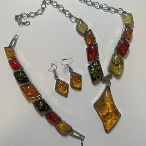 Elegant Multicolor Jewelry Set